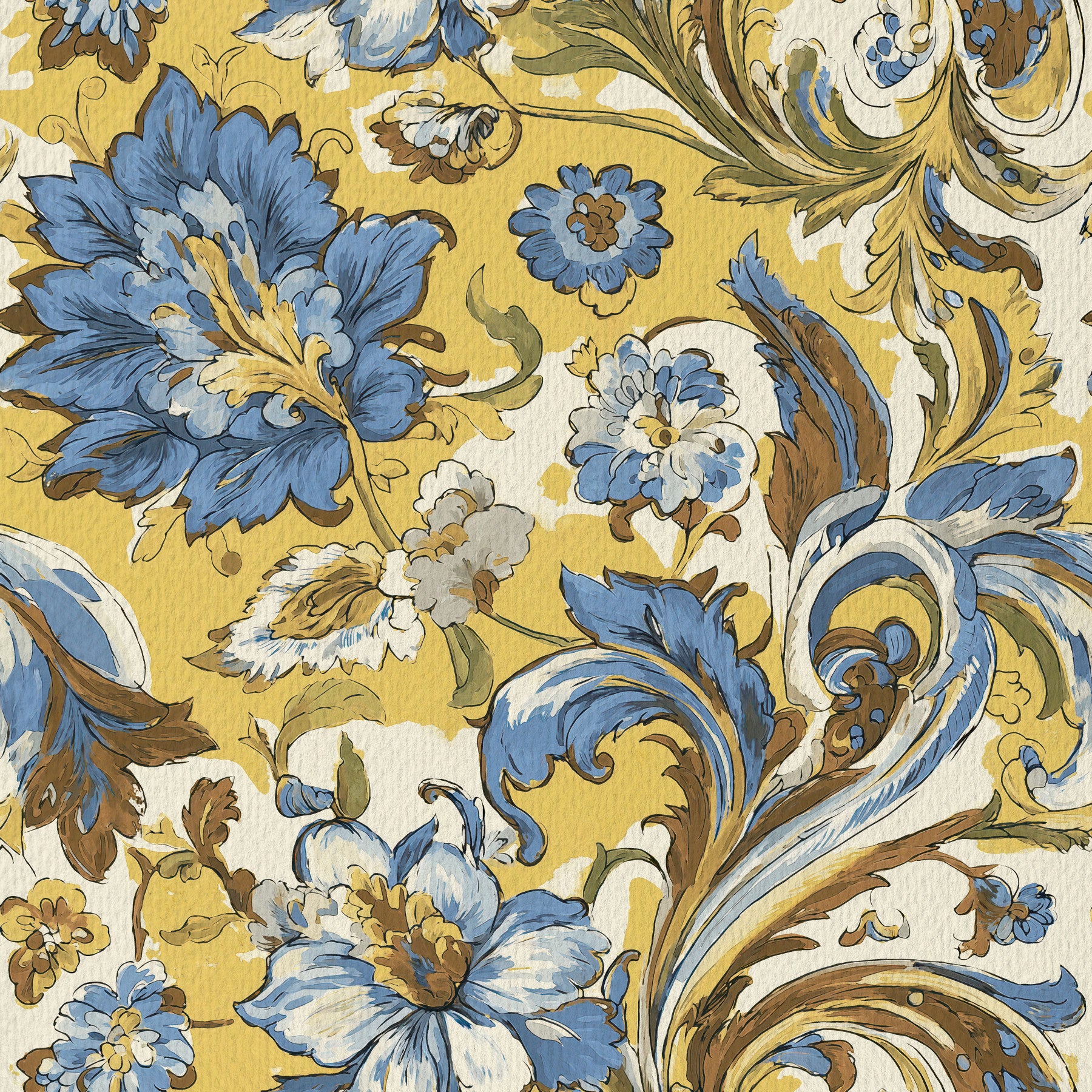 Classic Bloom Bloom Vintage Vintage Wallpaper⁠ in your room — zoomed