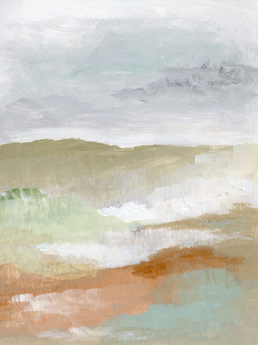 Geschilderde horizon muurschildering
