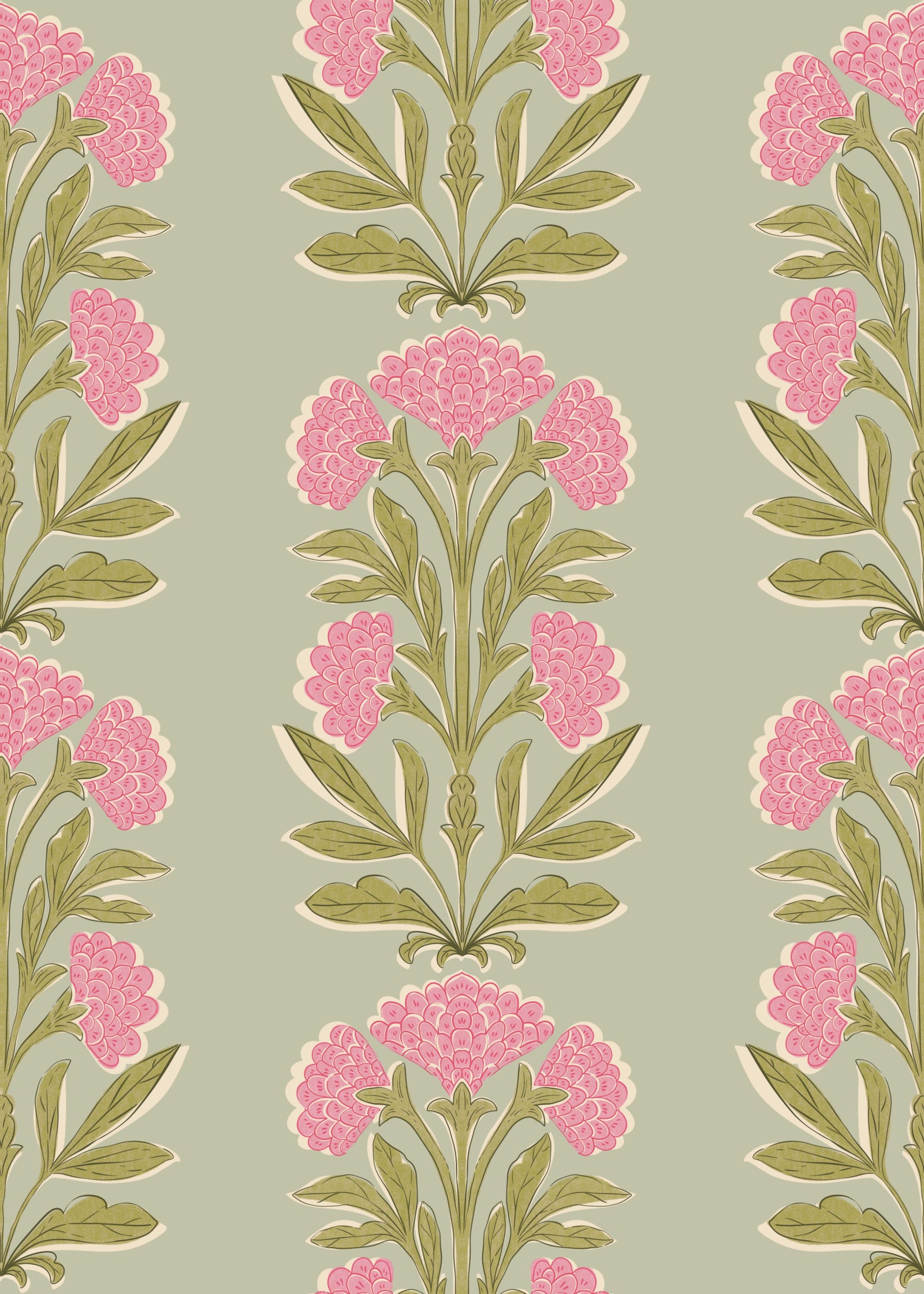 Pink Blossom Trail Wallpaper⁠