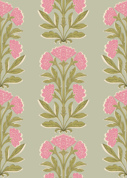Pink Blütenpfad Wallpaper⁠