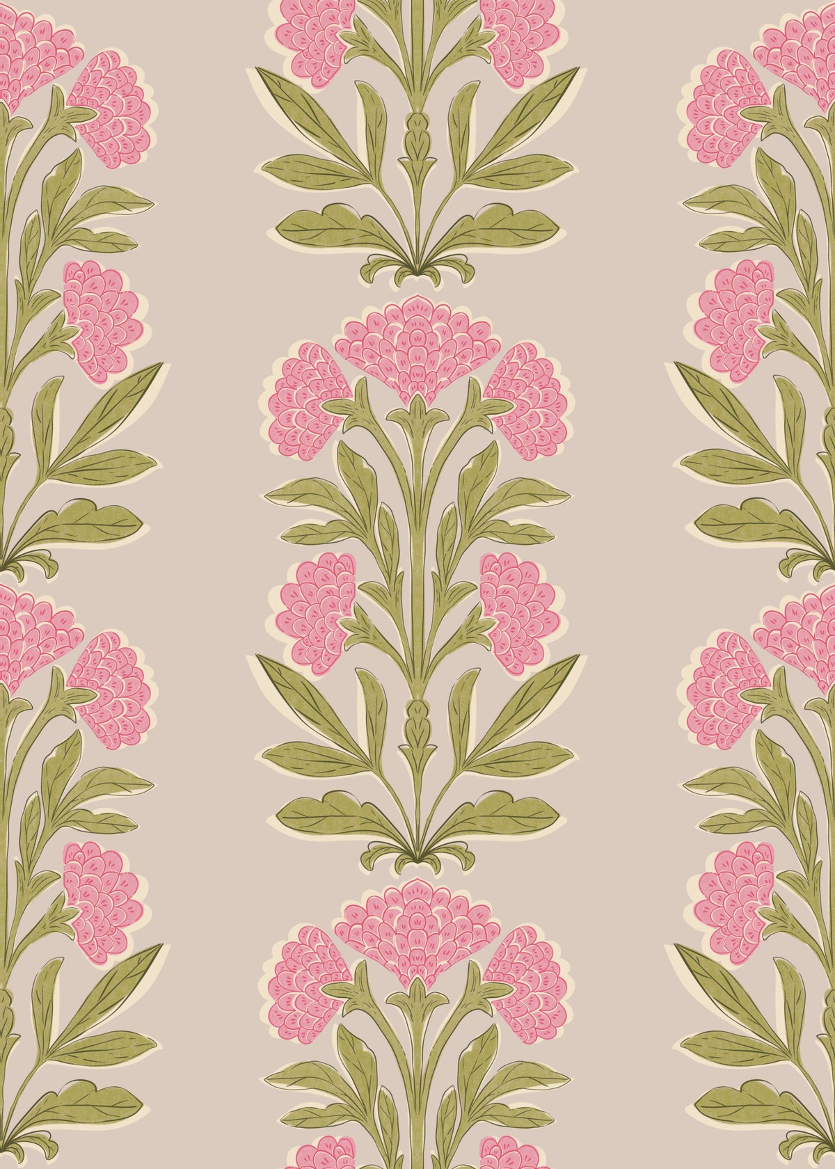 Eleganti colonne floreali sfondi⁠ in your room — zoomed