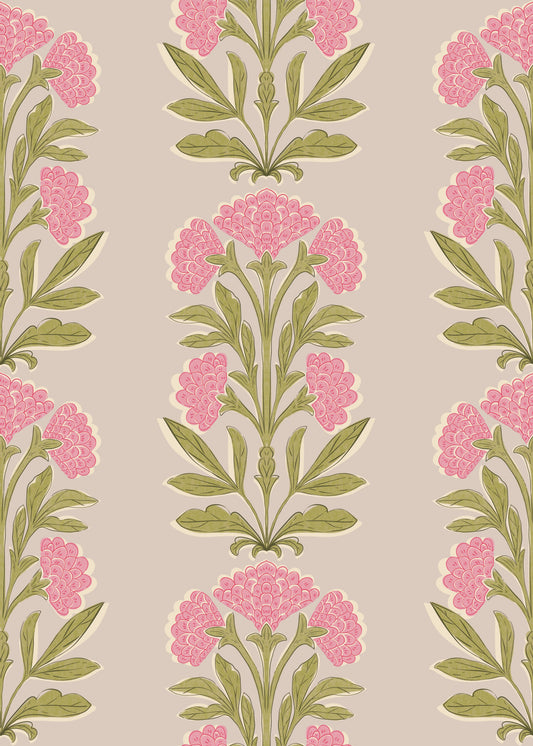 Elegante Blumensäulen Wallpaper⁠