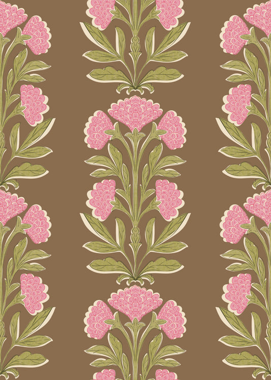 Papier peint de charme floral vintage⁠