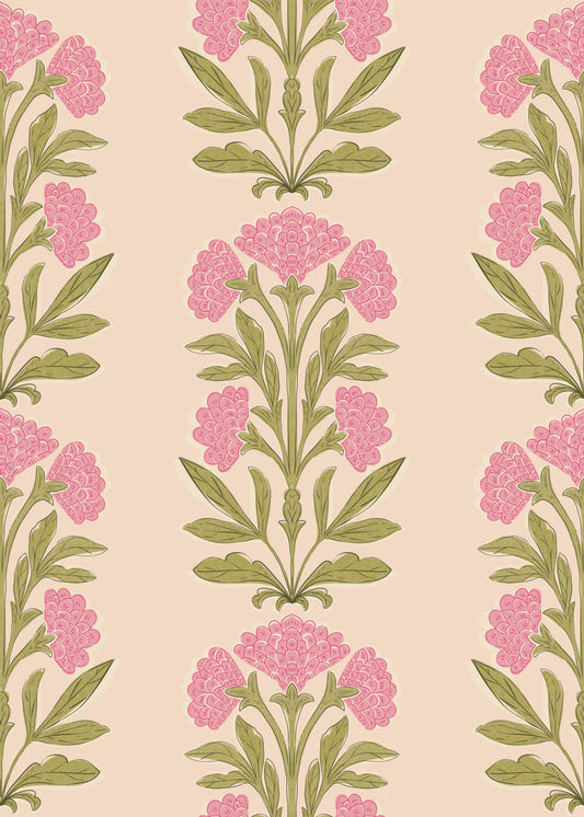 Pink Blütenpraxe Wallpaper⁠
