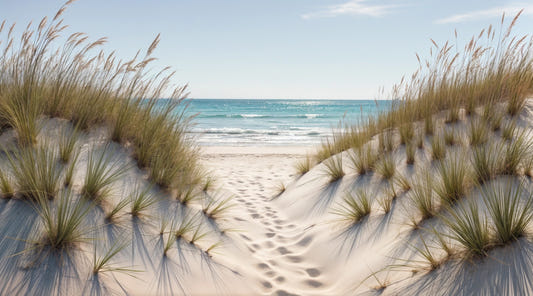 Küsten -Dune Serenity Wall -Wandgemälde