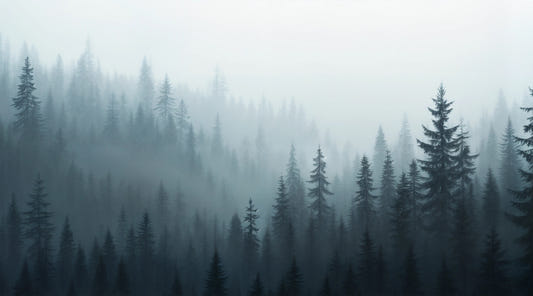 Misty Forest Dreams Wall Wandbild