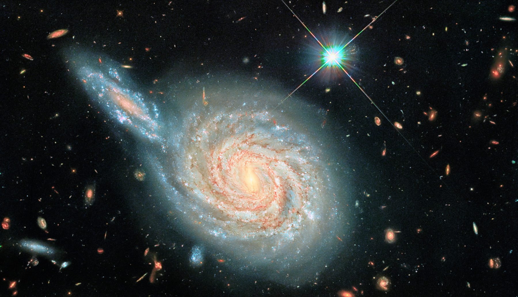 Kosmische Traumlandschaft Wandmalerei