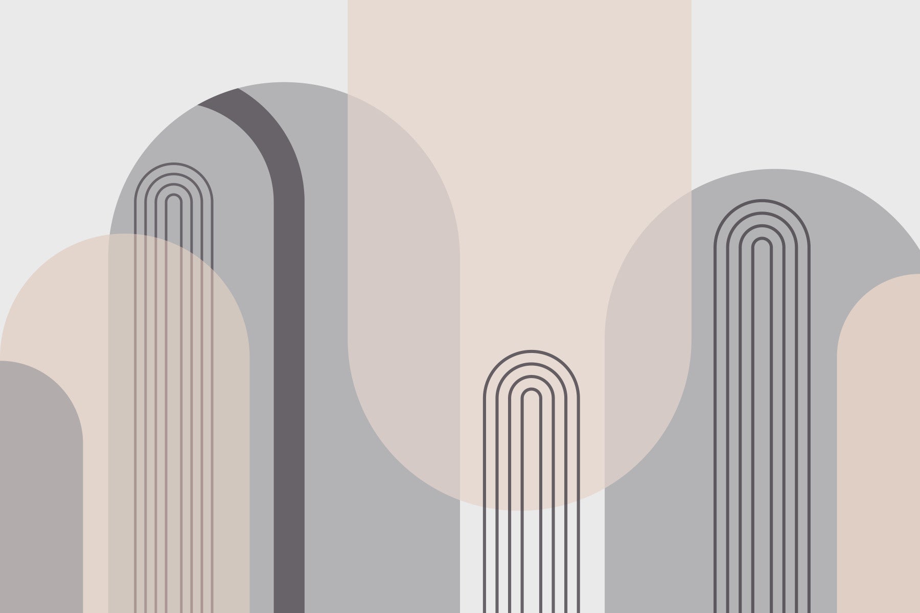 Curvescape Calm Wall Mural