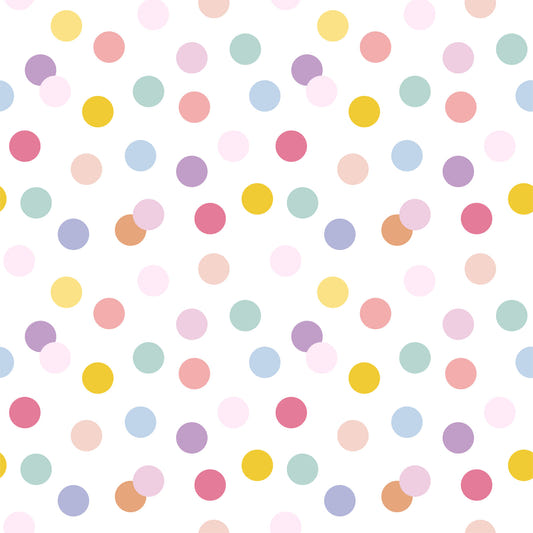 Polka pastel Dots Wallpaper⁠