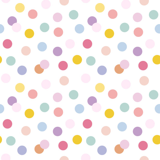 Pastellpolka prickar tapeter⁠
