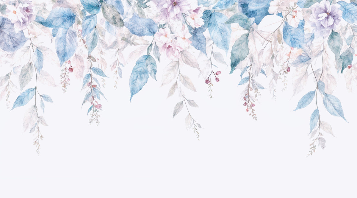 Ethereal Flora Wall Mural in your room