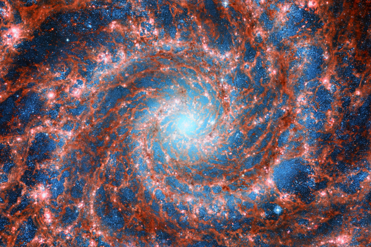 Celestial Dance Wall Mural in your room — zoomed
