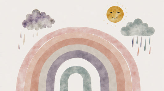Sunshine＆Rainbows Wall Mural