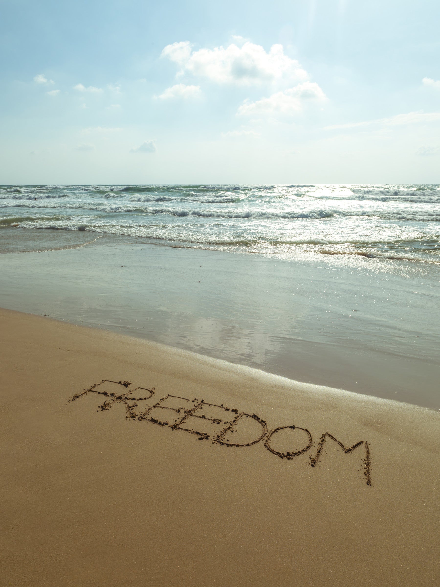 Freedom Beach Wall Mural