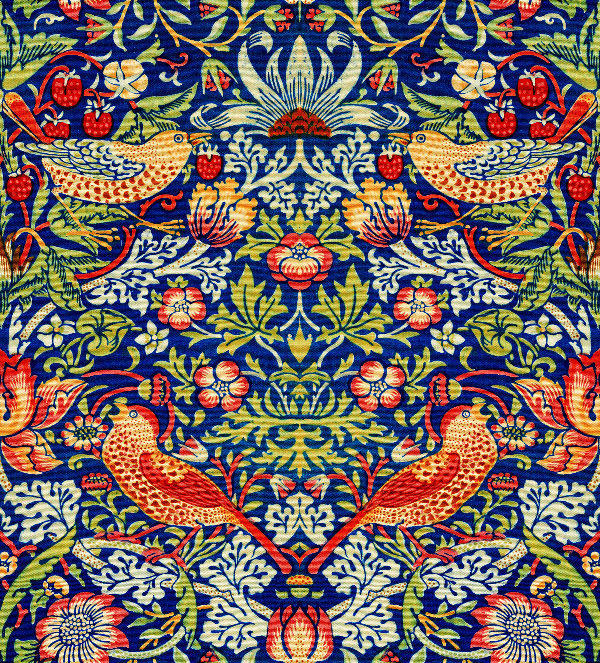 William Morris - Papier peint Le Voleur de Fraises⁠ Papier peint Couleurs Sombres⁠ in your room