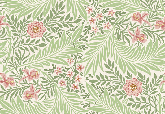 William Morris Larkspur green Wallpaper⁠