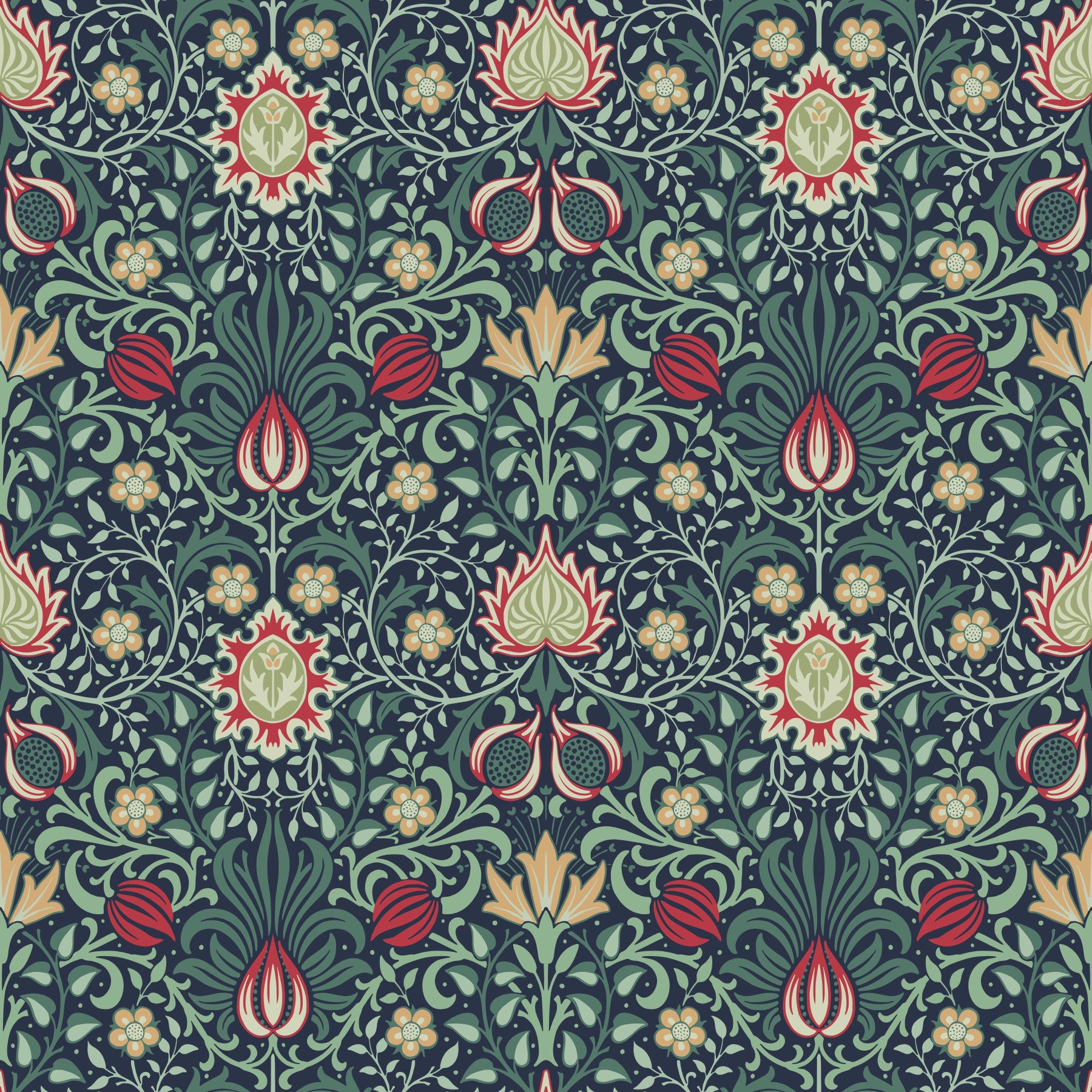 Papier peint persan William Morris