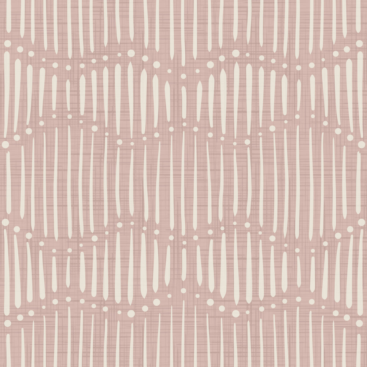 Boho Waves On Rosy Canvas Wallpaper⁠