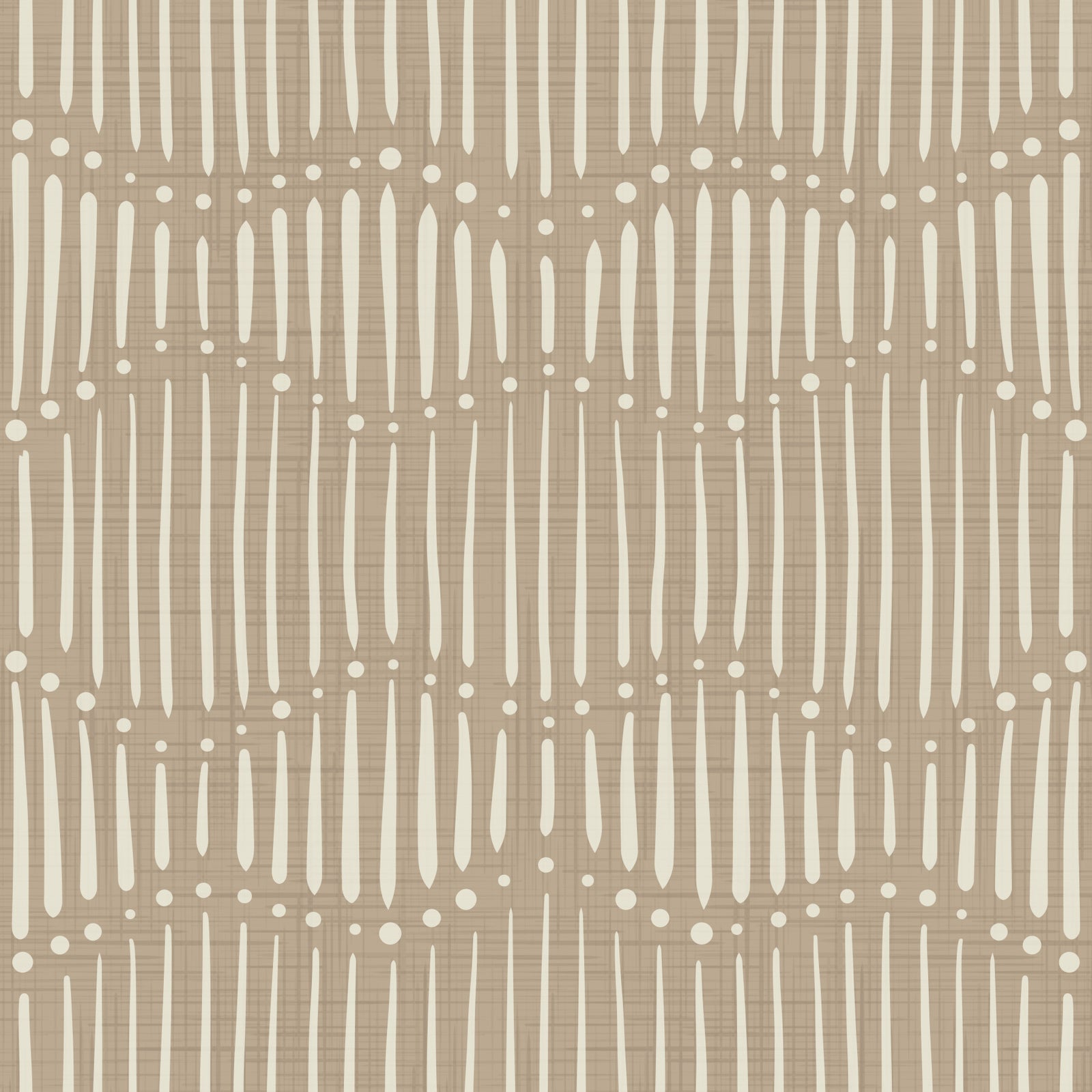 Papier peint toile Safari avec vagues bohèmes