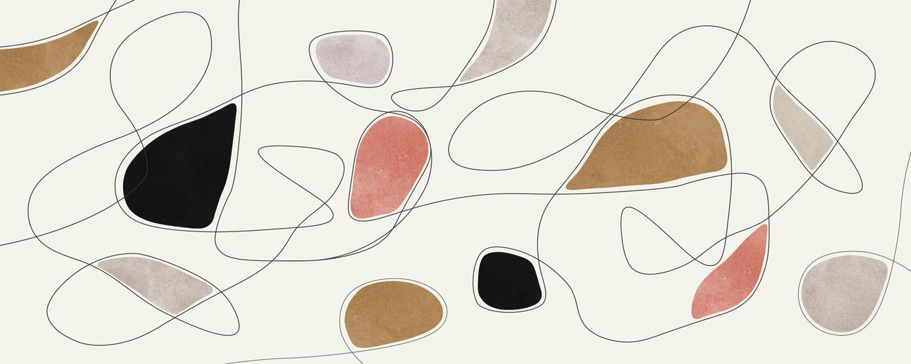 Modern Abstract Flow Wall Mural