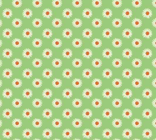 Daisies on Green  Wallpaper‚Å†