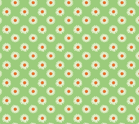 Daisies on Green  Wallpaper⁠