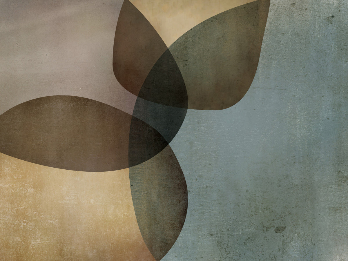 Organic Flow Wall Mural in your room — zoomed
