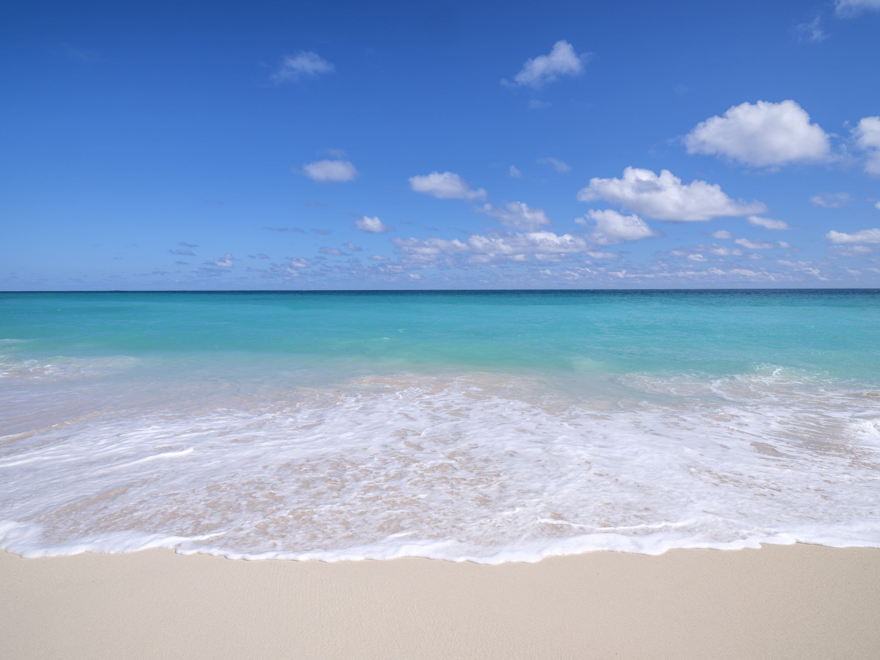 White Sandy Beach Wall Mural
