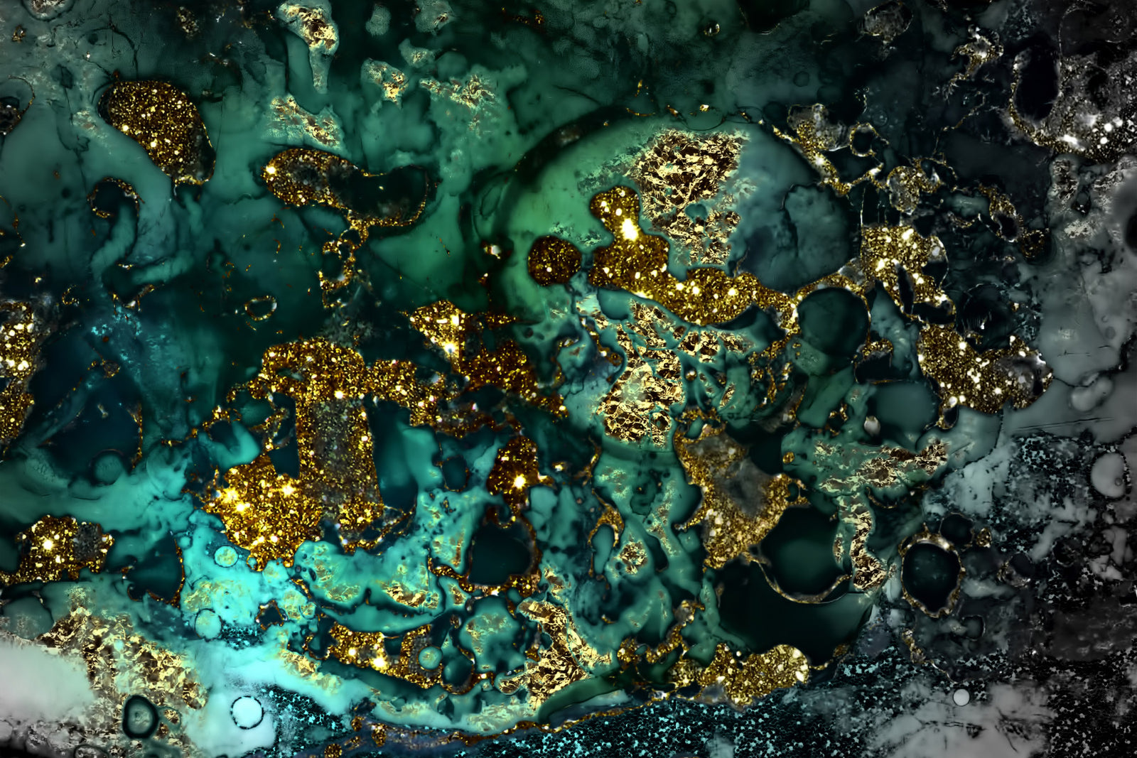 Emerald Allure Wall Mural