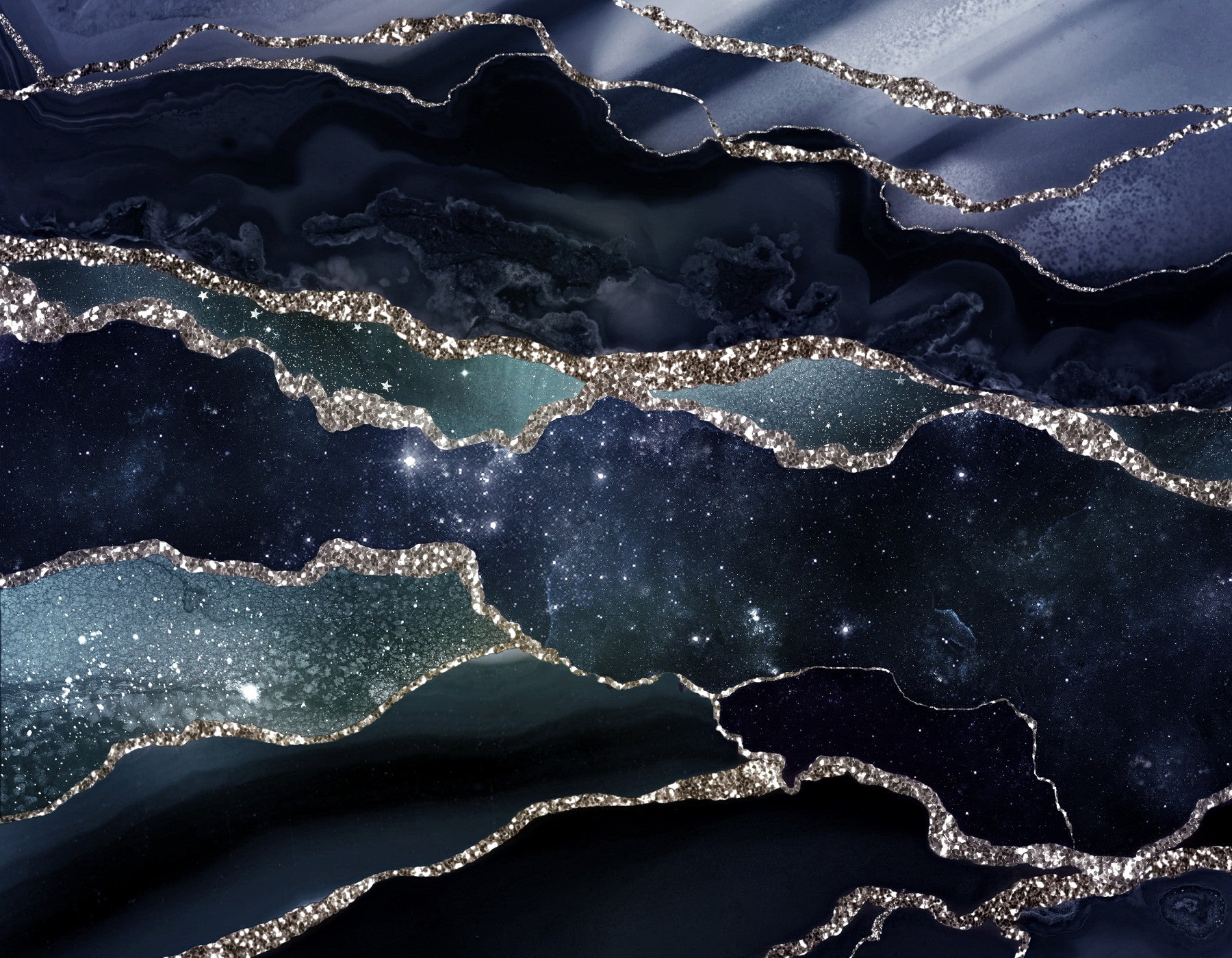 Stardust Veins Wall Mural