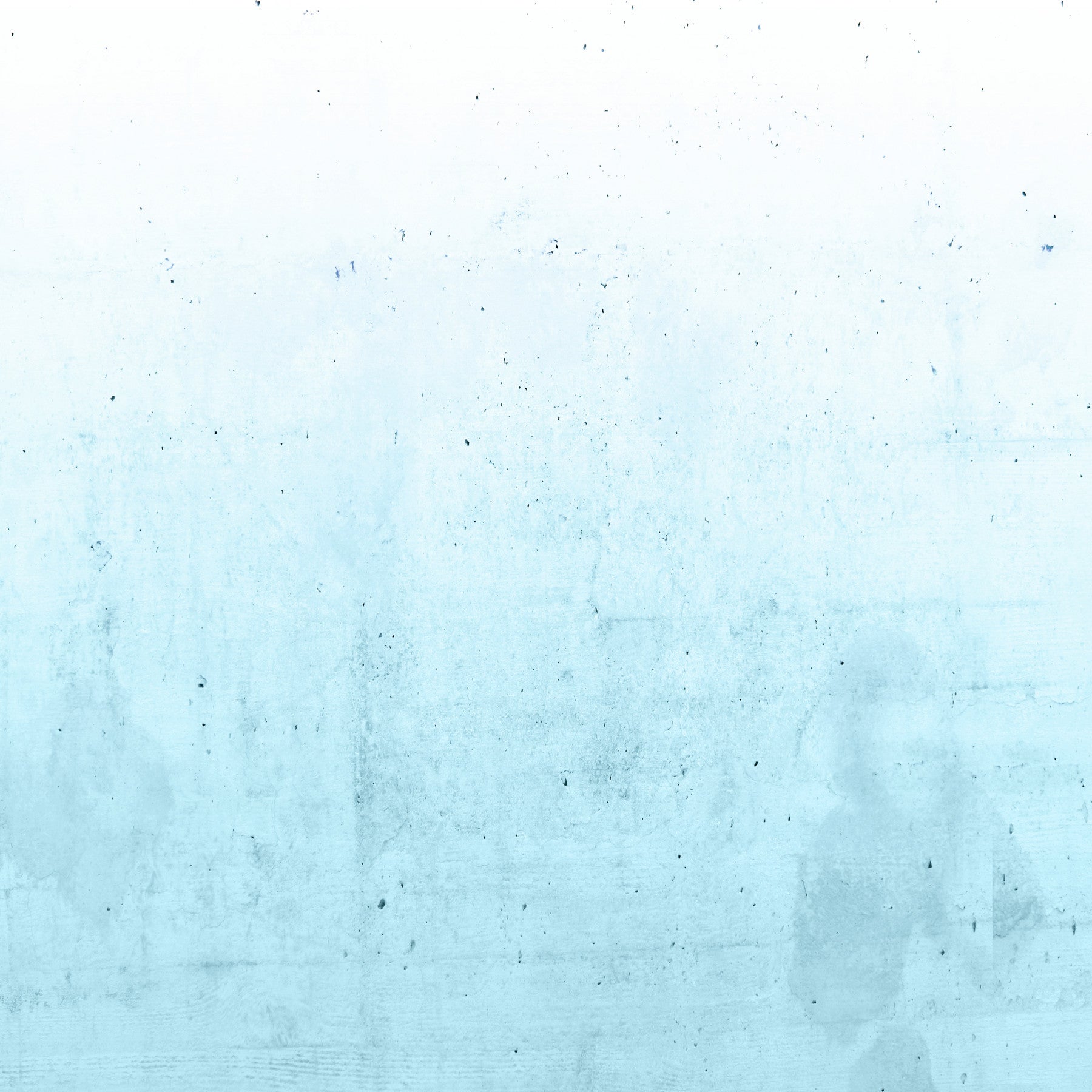 Teal Ombre on Concrete Wall Mural