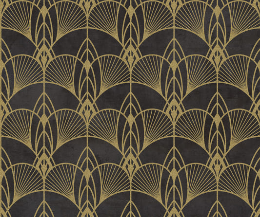 Art Deco Black Glamour Wallpaper⁠