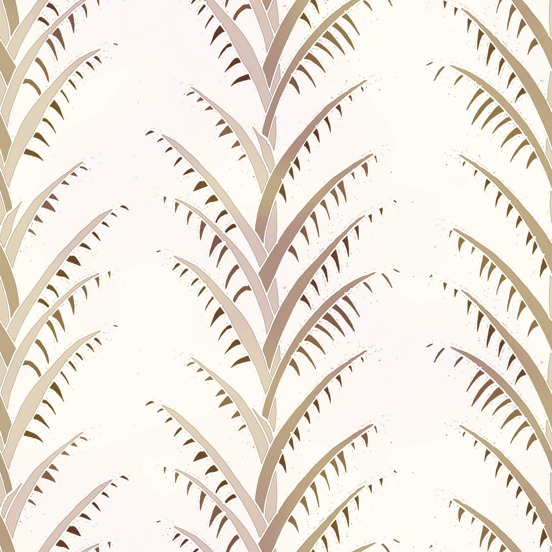 Papier peint simple à feuilles de palmier perlées