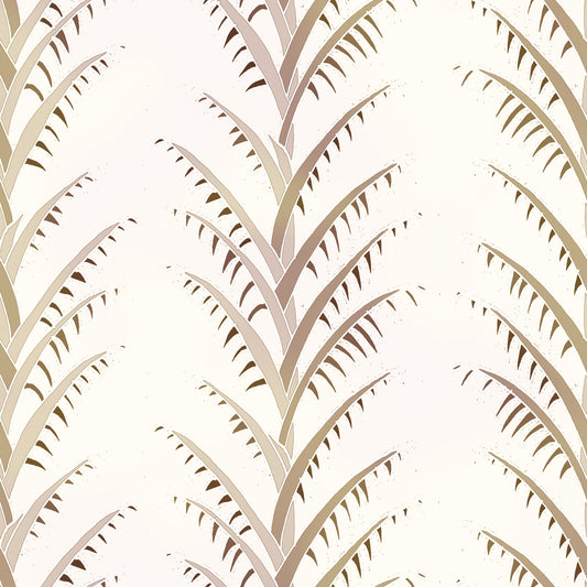 Simple Pearl Palm Leaves Wallpaper⁠