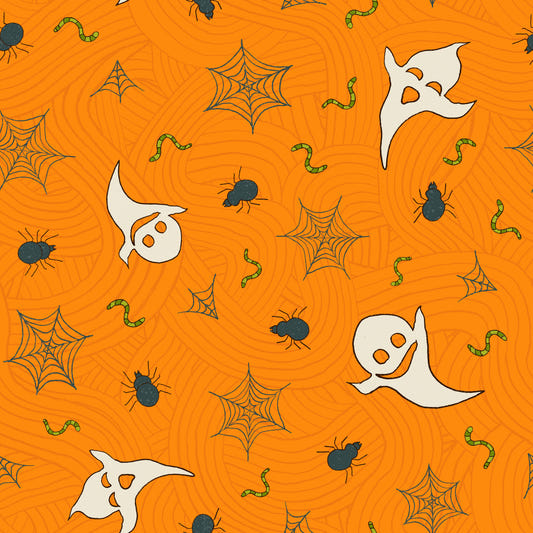 Papier peint fête hantée d'Halloween