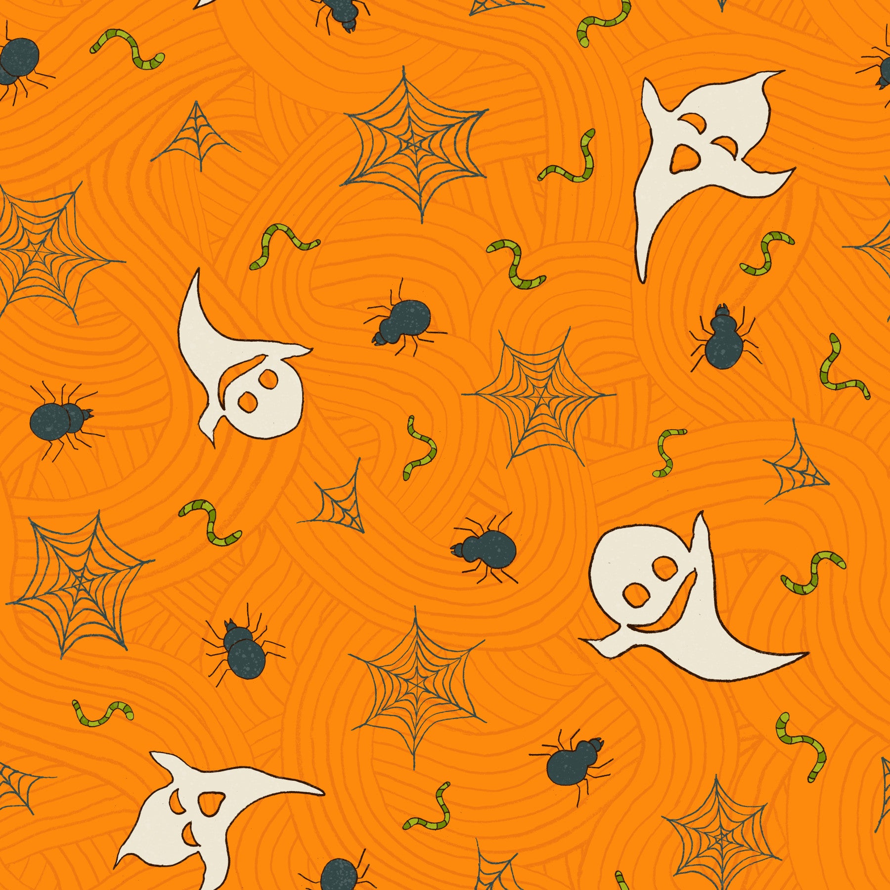 Papier peint fête hantée d'Halloween in your room — zoomed