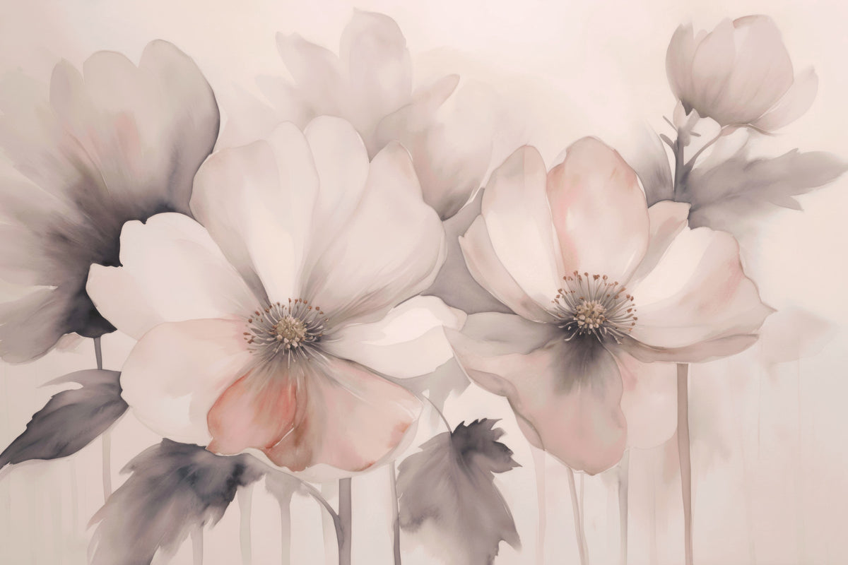 Delicate Dreams Peach Blossom Symphony Wall Mural in your room
