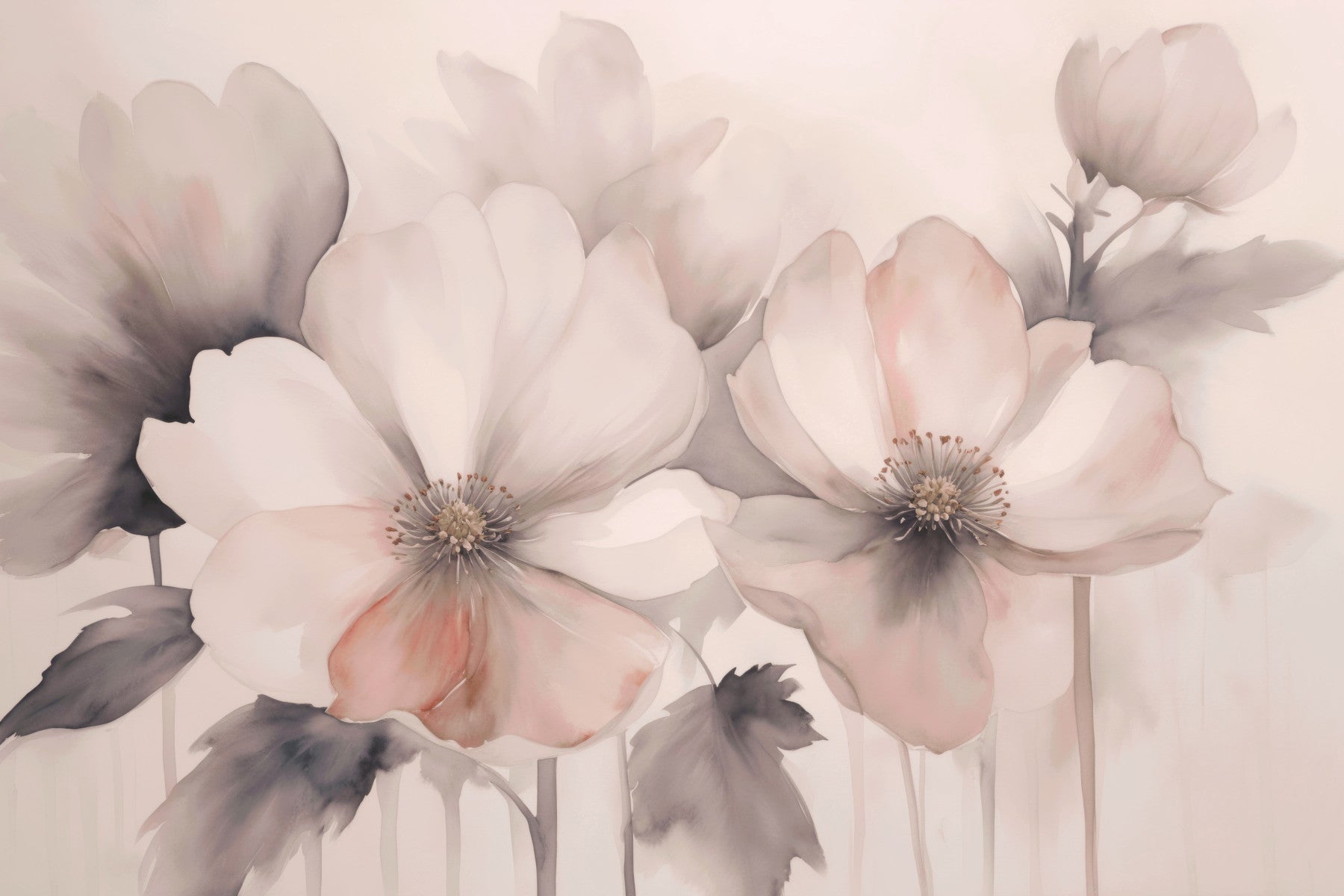 Delicate Dreams Peach Blossom Symphony Wall Mural