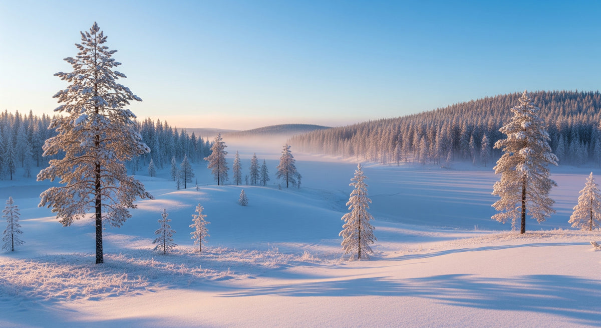Winter's Calm Whisper Wall Mural