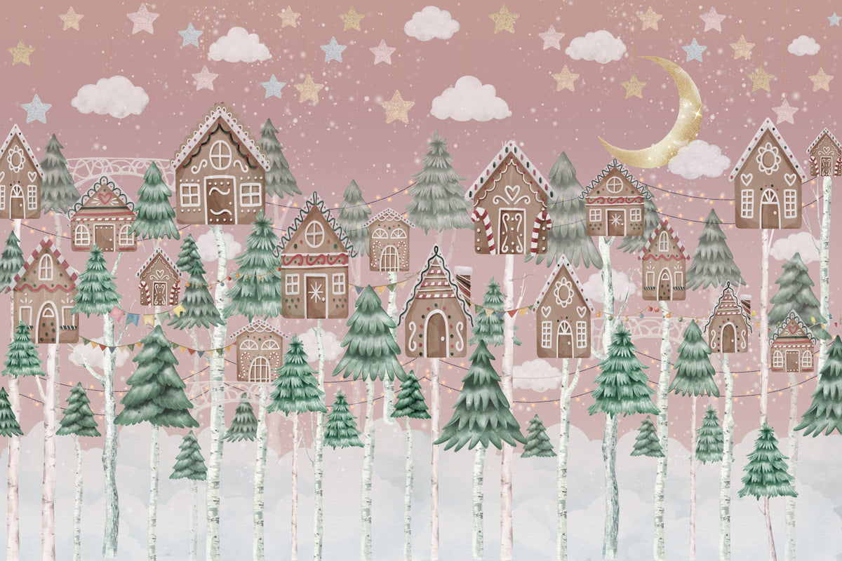 Gingerbread Dreams Wall Mural