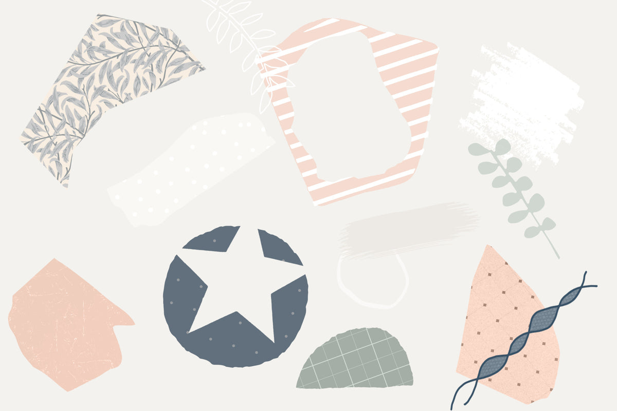 Scrapbook Chic Wall Mural in your room