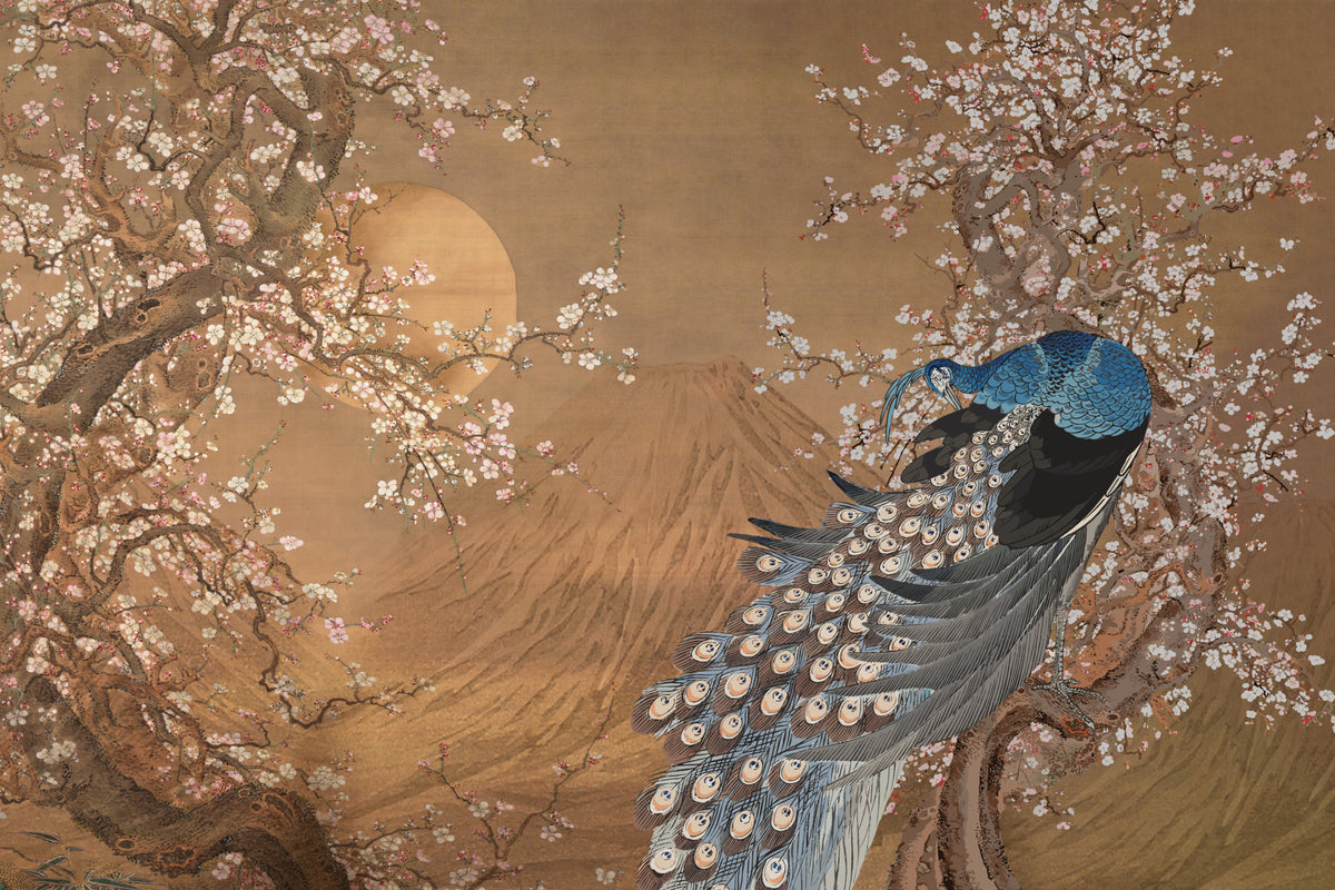 Peacock's Paradise Wall Mural