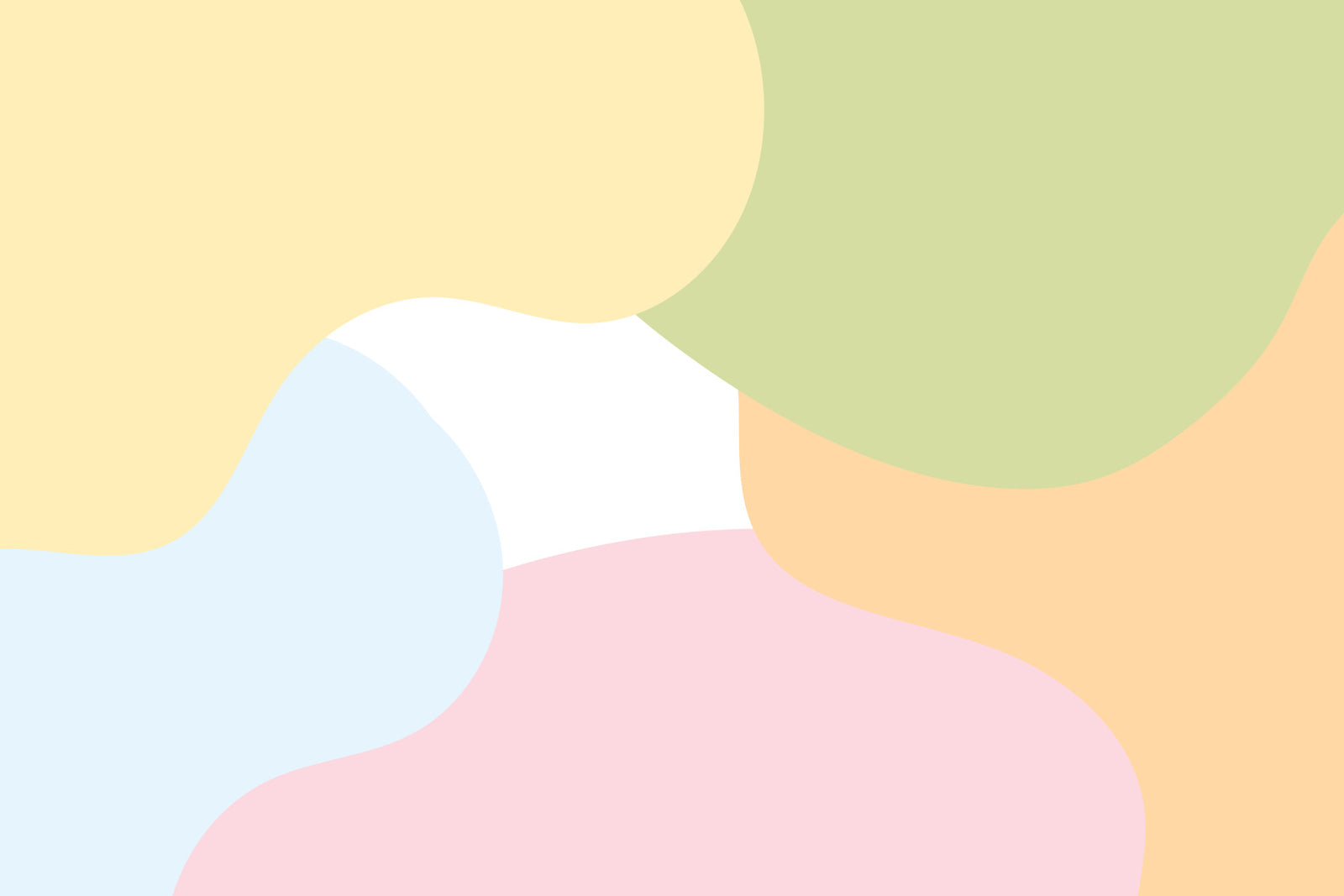 Soft Shapes Wall Mural