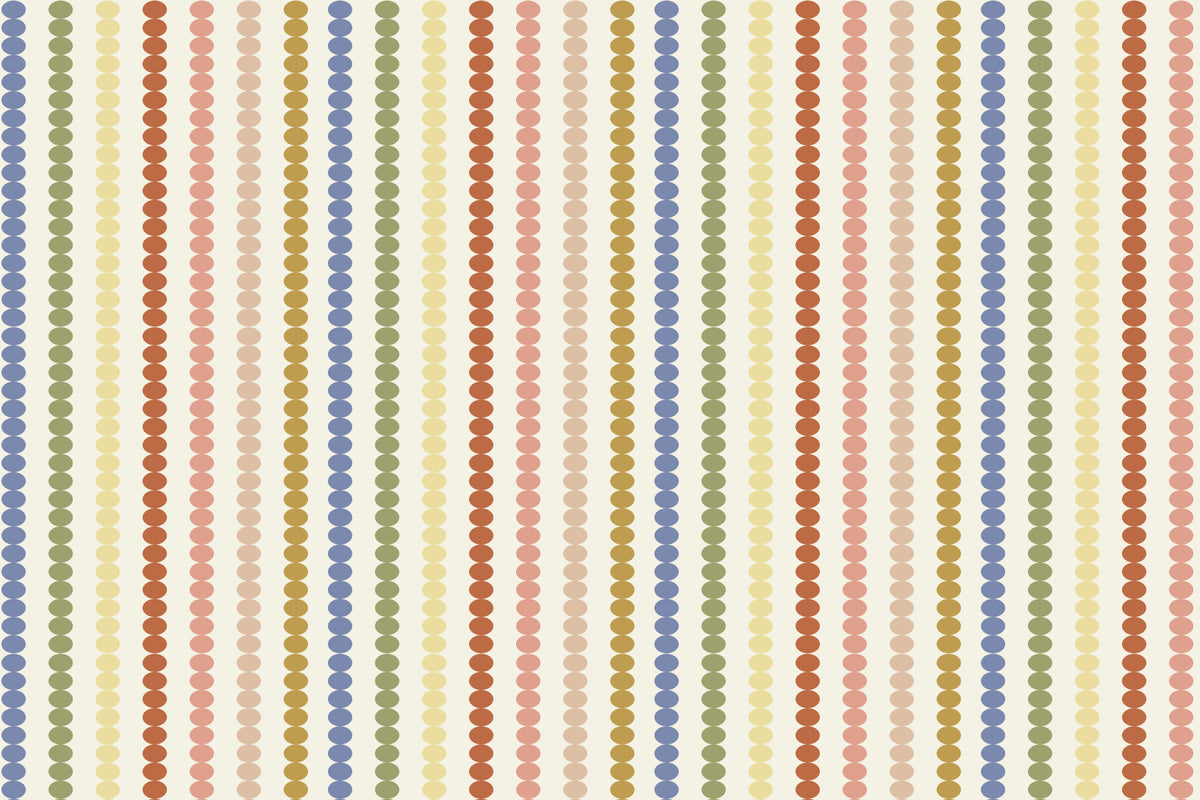 Papier peint mural Retro Dot Dash in your room
