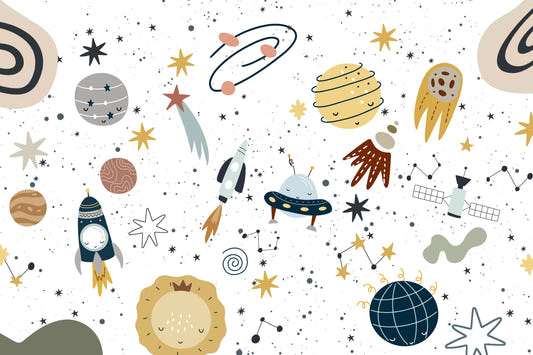 Cosmic Cuties Wall Mural