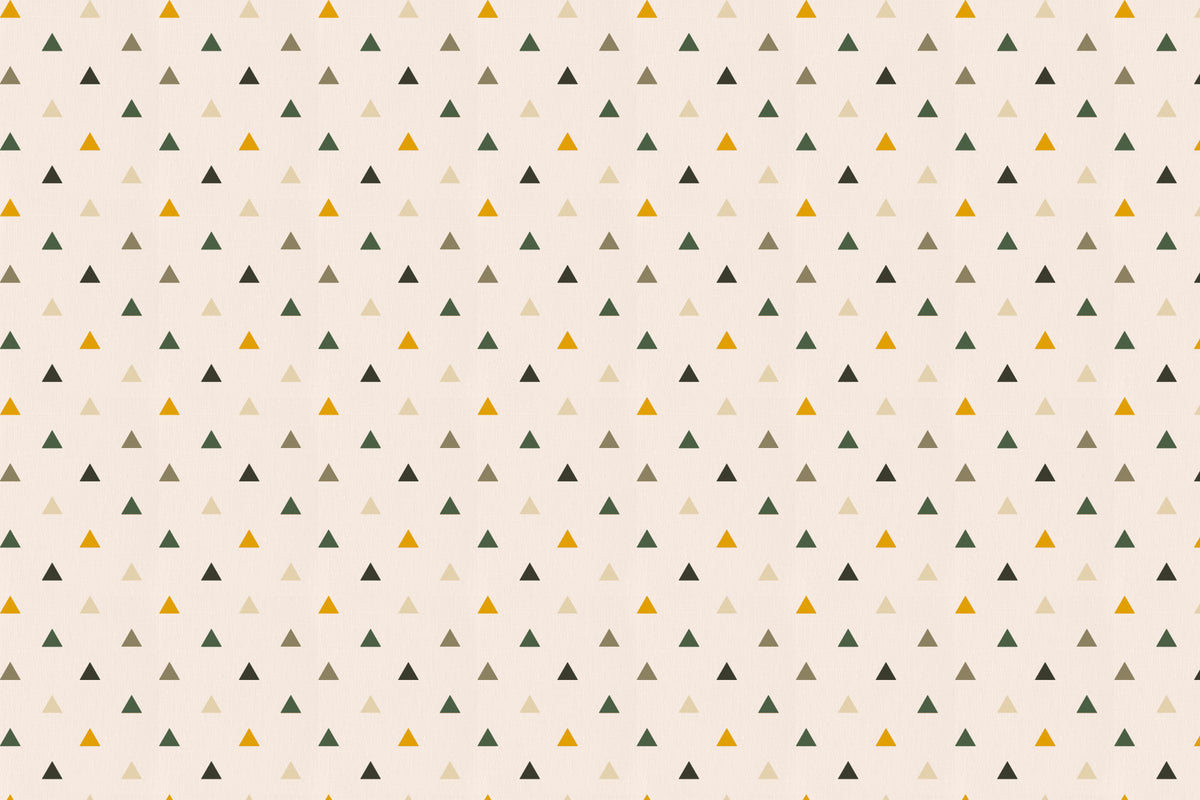 Triangle Tumble Wall Mural in your room — zoomed