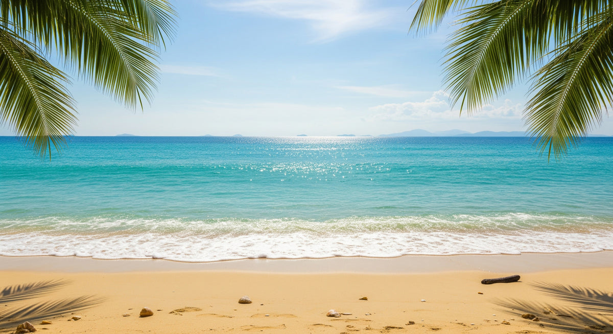 Seaside Escape Wall Mural in your room