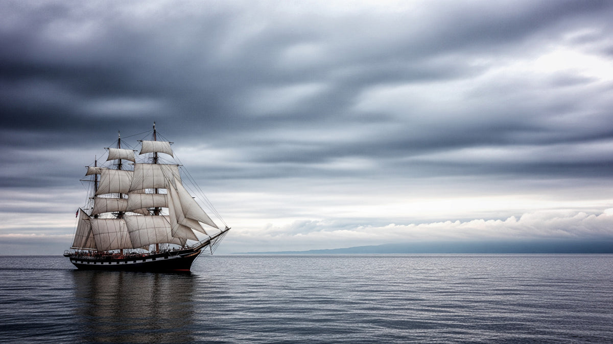 Sailing the High Seas Wall Mural in your room