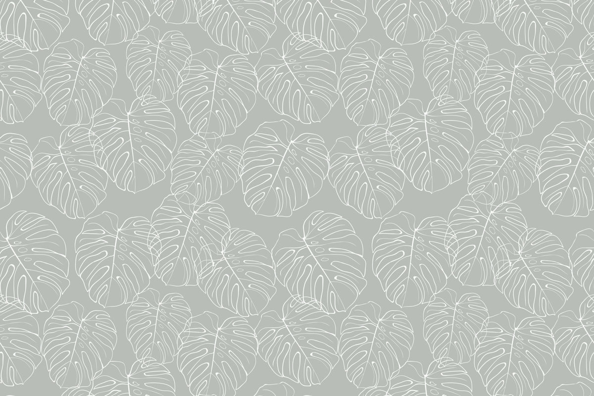 Tropical Sketch Wallpaper⁠ in your room — zoomed
