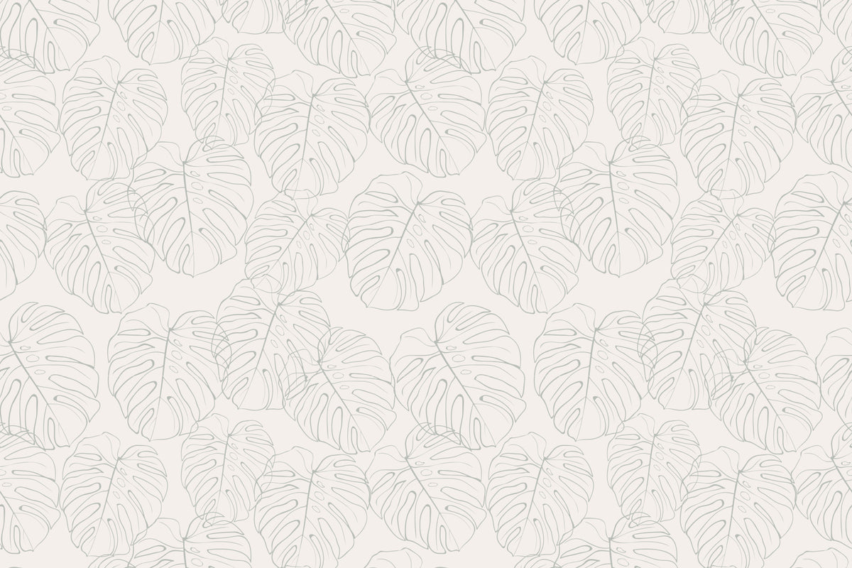 Tropical Leaf Whispers Wallpaper⁠ in your room — zoomed